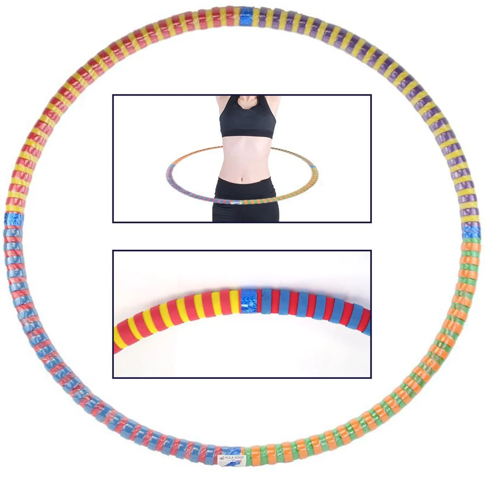 HULA HOOP CERCHIO ANELLO GINNICO GINNASTICA SPORT BAMBINI COLORI RANDOM 85CM - TrAdE Shop Traesio