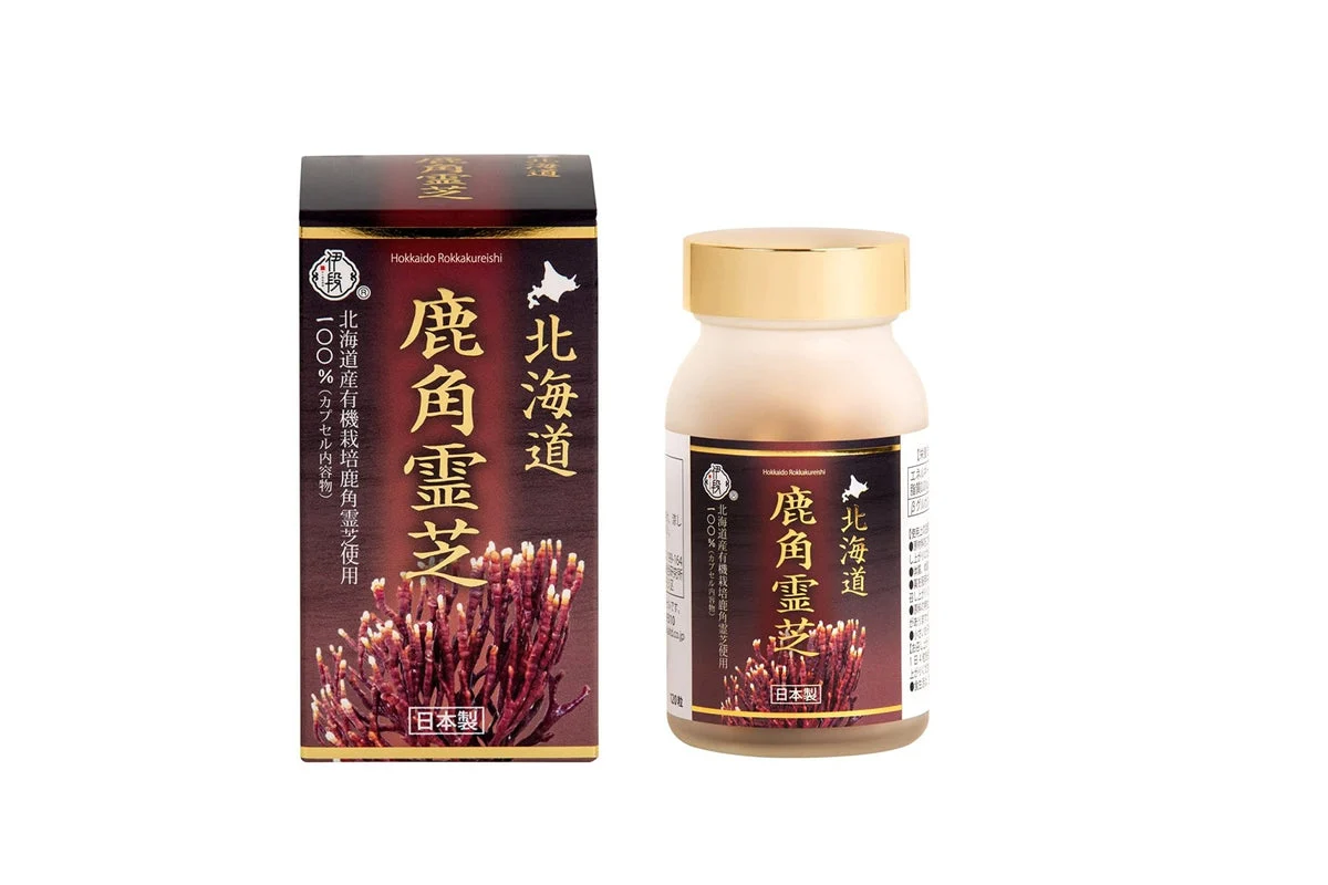 I-dan Hokkaido Shikaku Ganoderma Lucidum Supplement 120 Grain β-Glucan