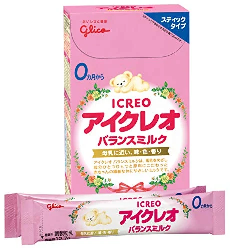 ICREO Latte In Polvere Per Bambini 0-12 Mesi Stick 12.7g × 10P