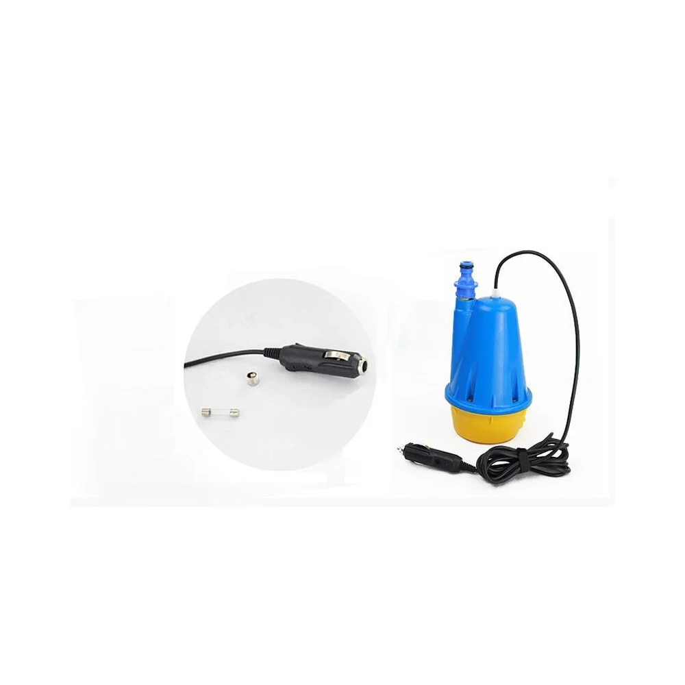 IDROPULITRICE 12 VOLT 80W CON PISTOLA TUBO FLESSIBILE 3MT 4.5L/min A IMMERSIONE - TrAdE Shop Traesio