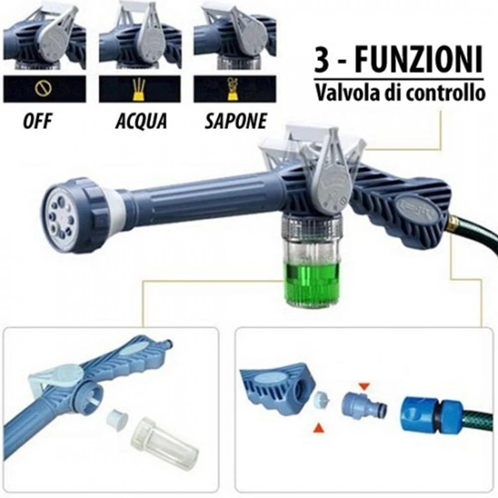 IDROPULITRICE EZ JET WATER CANNON CON 3 MODALITA' DI CONTROLLO - TrAdE Shop Traesio