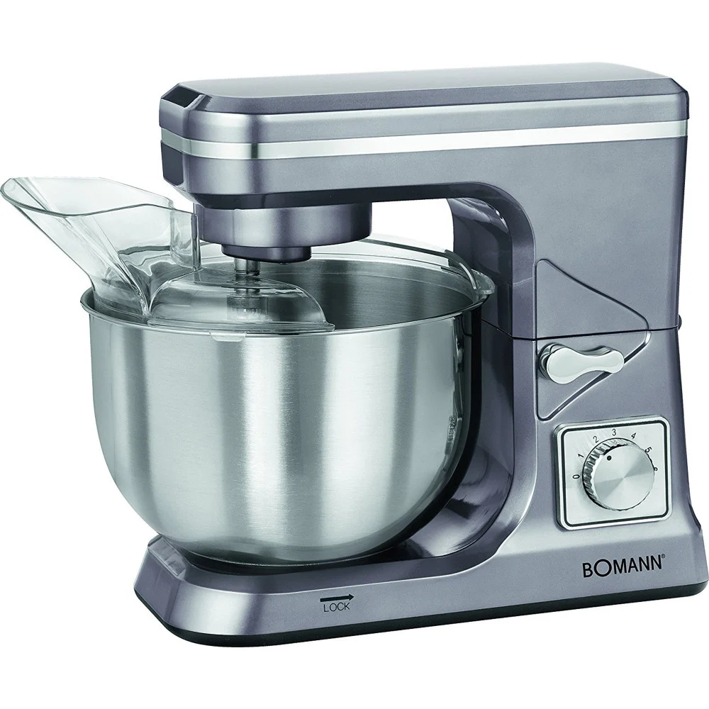 IMPASTATRICE PLANETARIA 1000 W CIOTOLA ACCIAIO 5 LT IMPASTATORE ROBOT CUCINA - TrAdE Shop Traesio