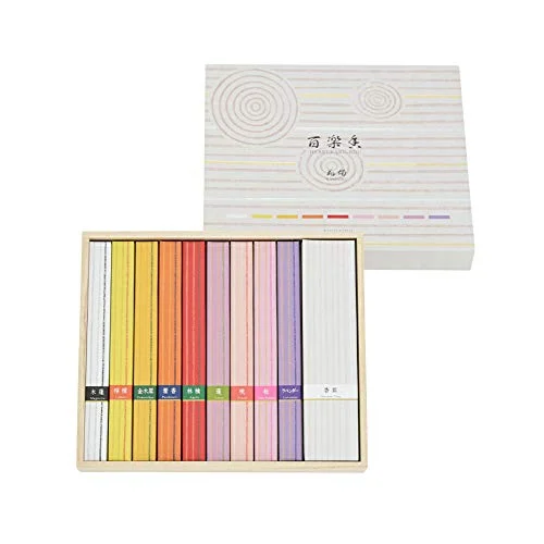 Set regalo incensi commemorativi 9 fragranze assortite con portaincenso - WAFUU JAPAN