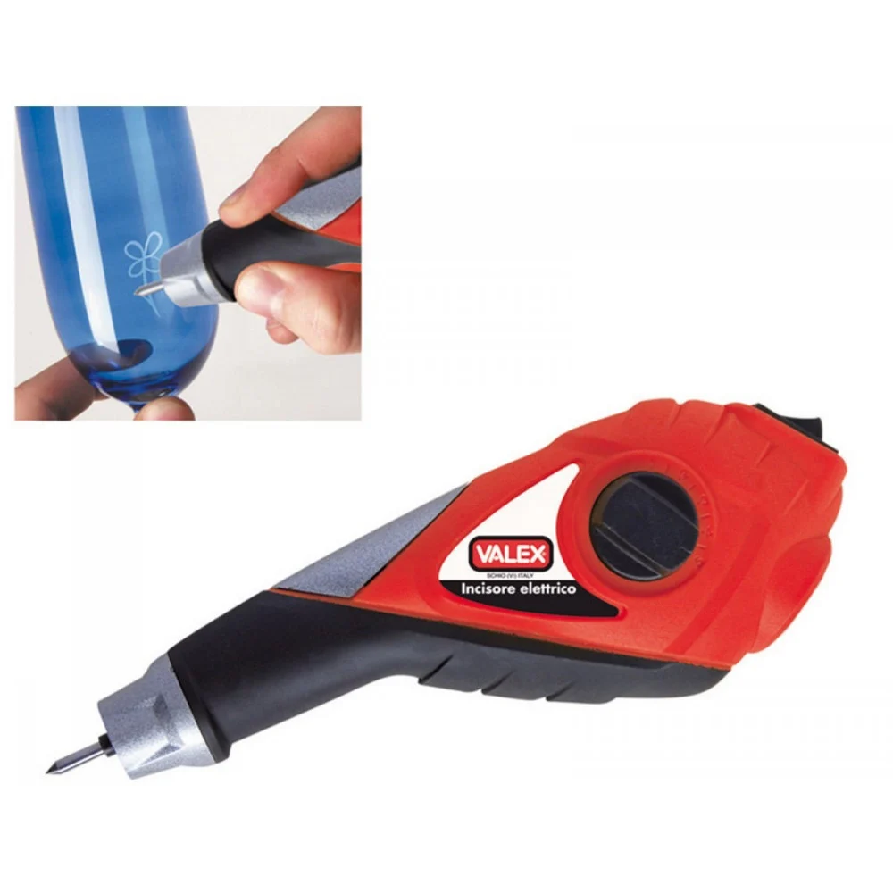INCISORE ELETTRICO DI PRECISIONE CON NORMOGRAFI PER METALLO VETRO PLASTICA 13W - TrAdE Shop Traesio