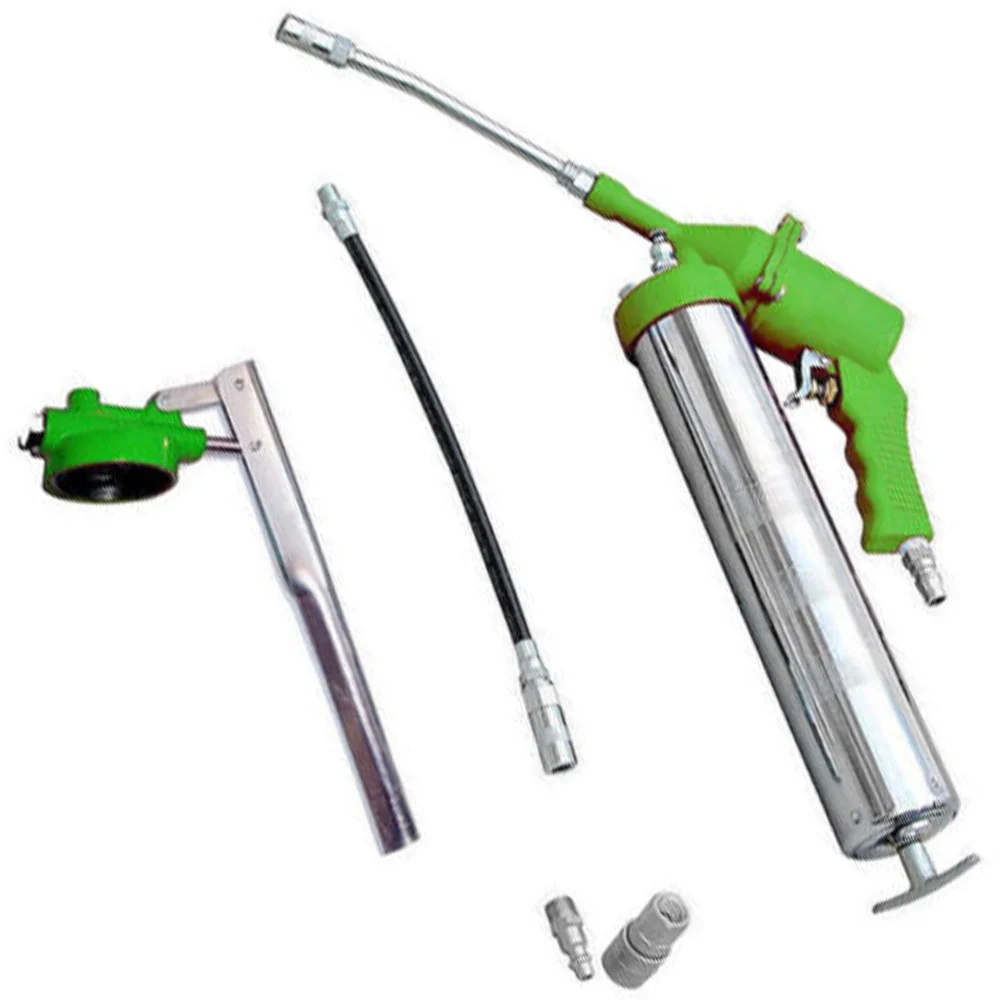 INGRASSATORE PNEUMATICO AUTO AD ARIA E PISTOLA POMPA MANUALE CON TUBI KIT 6 PZ - TrAdE Shop Traesio