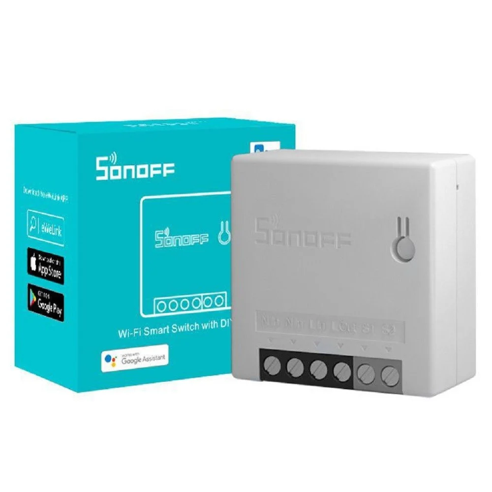 INTERRUTTORE WIFI SMART HOME SWITCH 2 VIE TIMER ALEXA GOOGLE HOME SONOFF MINI R2 - TrAdE Shop Traesio