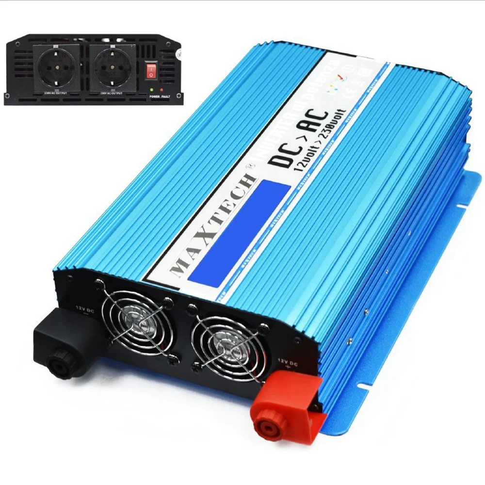 INVERTER DI POTENZA 5000 WATT ONDA SINUSOIDALE DA 12V A 230V AUTO HN5000-12V