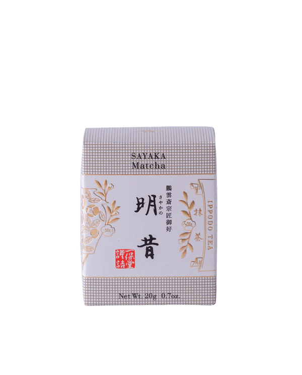 Ippodo Tea Shop Matcha Sayaka no Mukashi 20g Kyoto with Pocket Tissue - WAFUU JAPAN