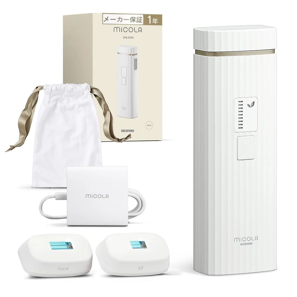 IRIS OHYAMA Dispositivo de Belleza MiCOLA Removedor de Cabello 18J 300000 Destellos AC100-240V