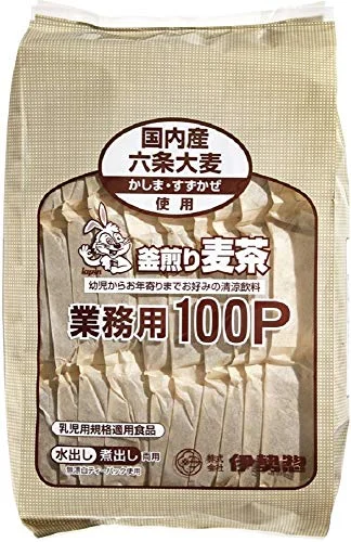ISESO Kama-roasted barley tea for professional use 100P 10g x 100P