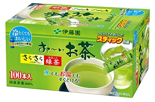 Ito En Oi Ocha Instant Green Tea Matcha Blend Powder 100 Sticks