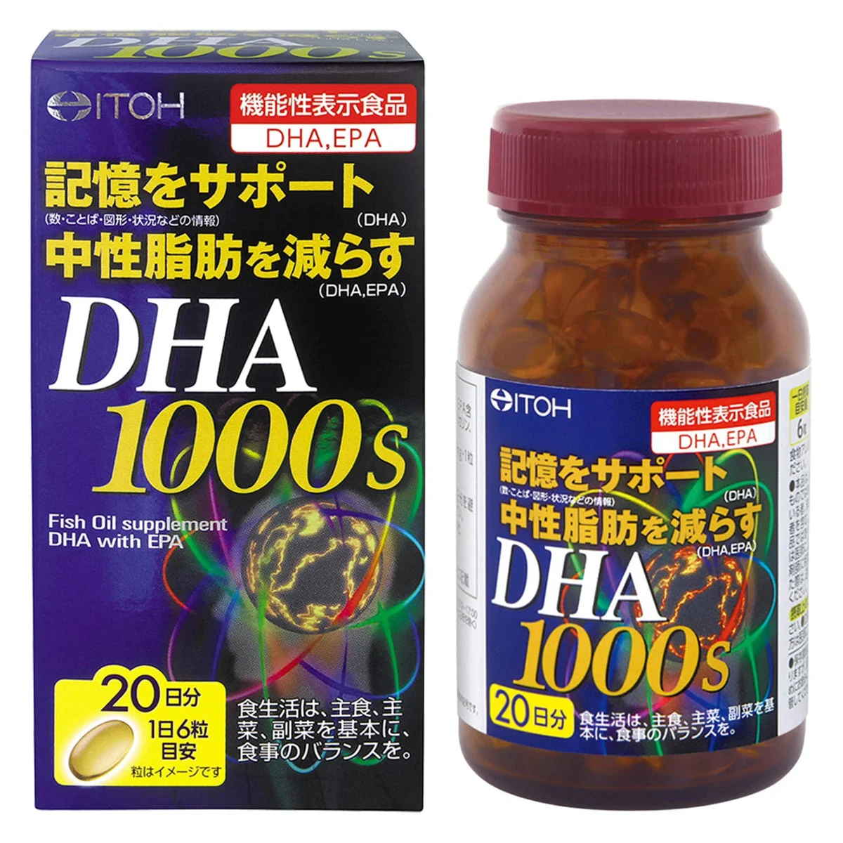 ITOH Kannpo DHA1000 Integratore Alimentare 120 Capsule