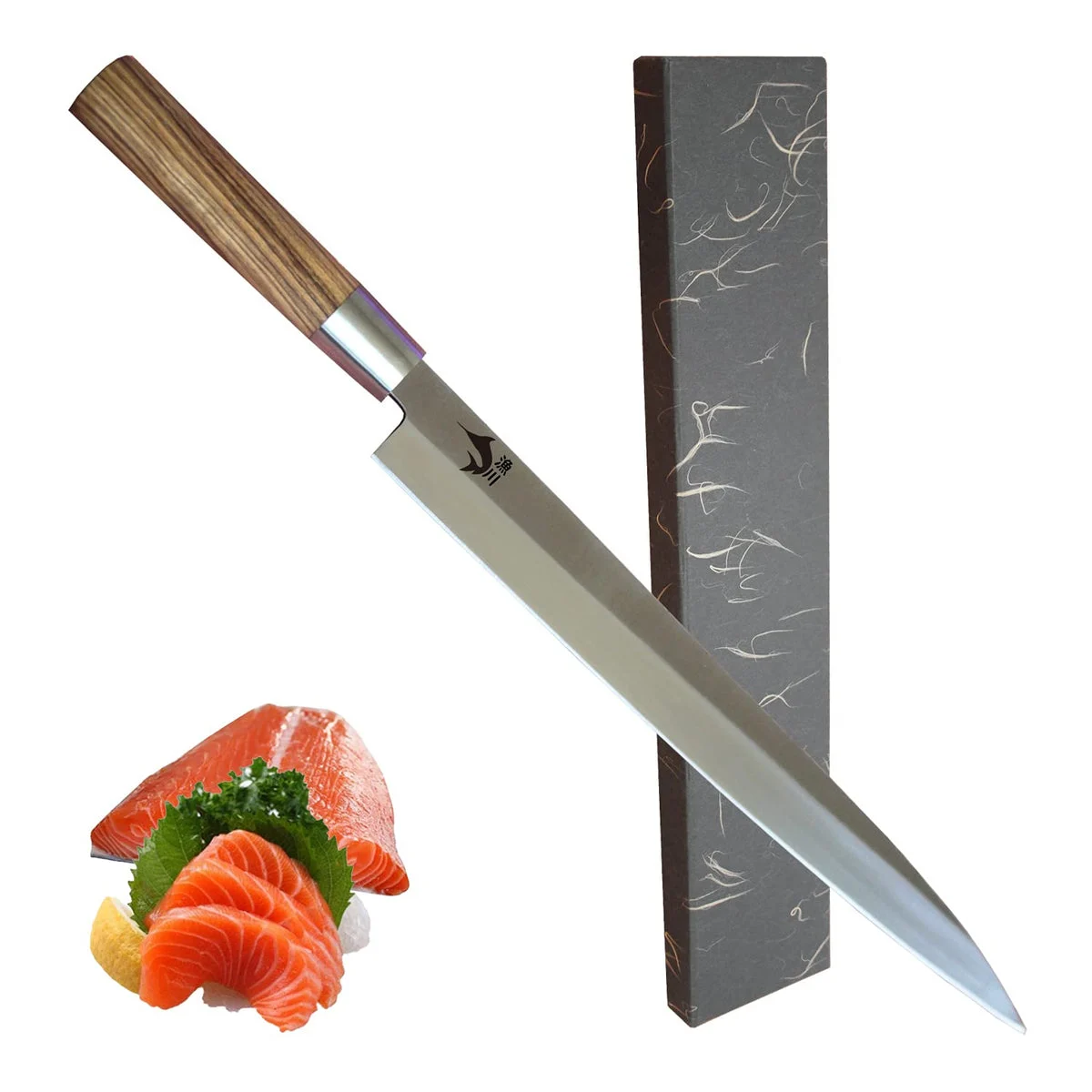 IZARIGWA Coltello Yanagiba Sashimi 300mm Acciaio 6Cr16MoV Destra - IZARIGAWA