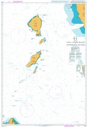 jabal zuqar island to muhabbaka islands n. 453 (2005) - Carte nautiche, da pesca…
