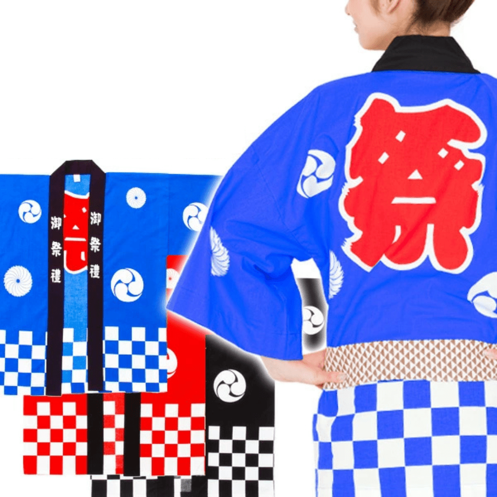 Happi Coat Giapponese Blu - WAFUU JAPAN