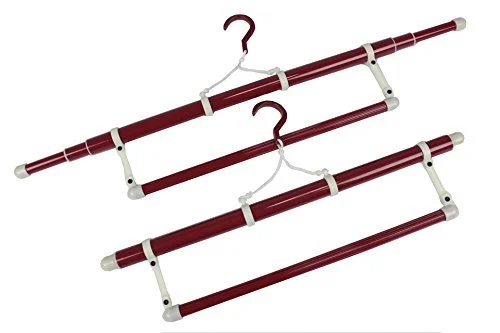 Japanese Kimono Hanger Set of 2 Telescopic Haori Obi Yukata Hakama 125cm - WAFUU JAPAN
