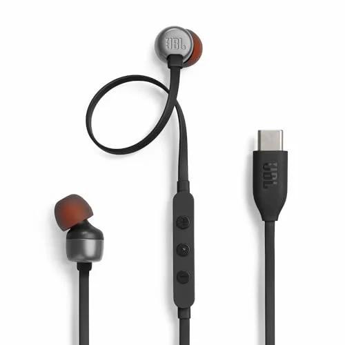 JBL TUNE310C USB Type-C Connected Earphone 96kHz/24bit DAC Built-in Black