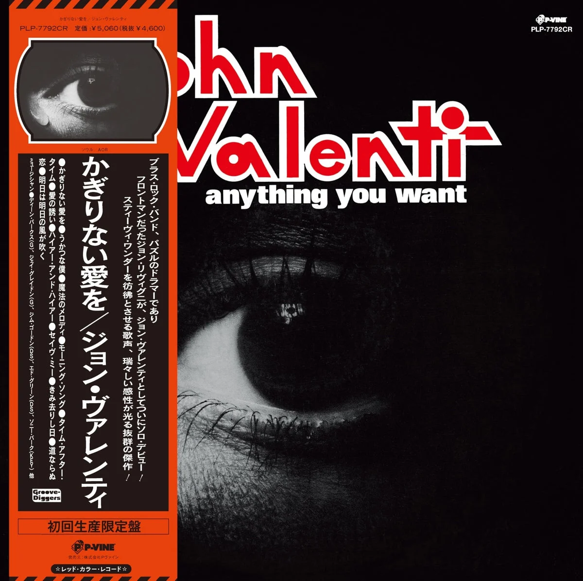 John Valenti Anything You Want LP vinile colorato con OBI strip analogico - Unknown