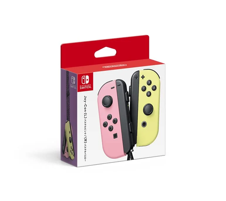 Joy-Con Controller - Pastel Pink/Pastel Yellow - New Model