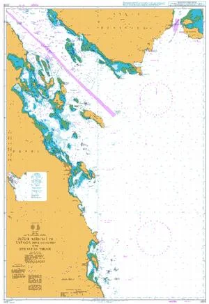 juzur ashrafi to safaga (bur safajah) and strait of tiran n. 2375 (2008) - Carte nautiche, da pesca…