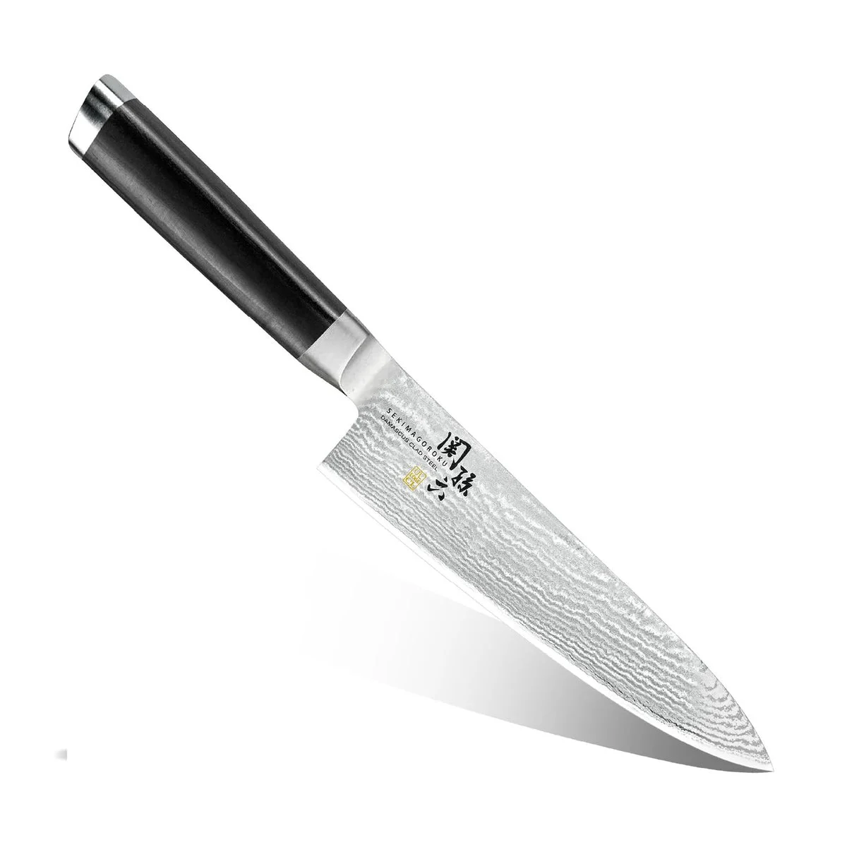 KAI Coltello Chef 180mm Acciaio Damasco Professionale Manico Legno AE-5204