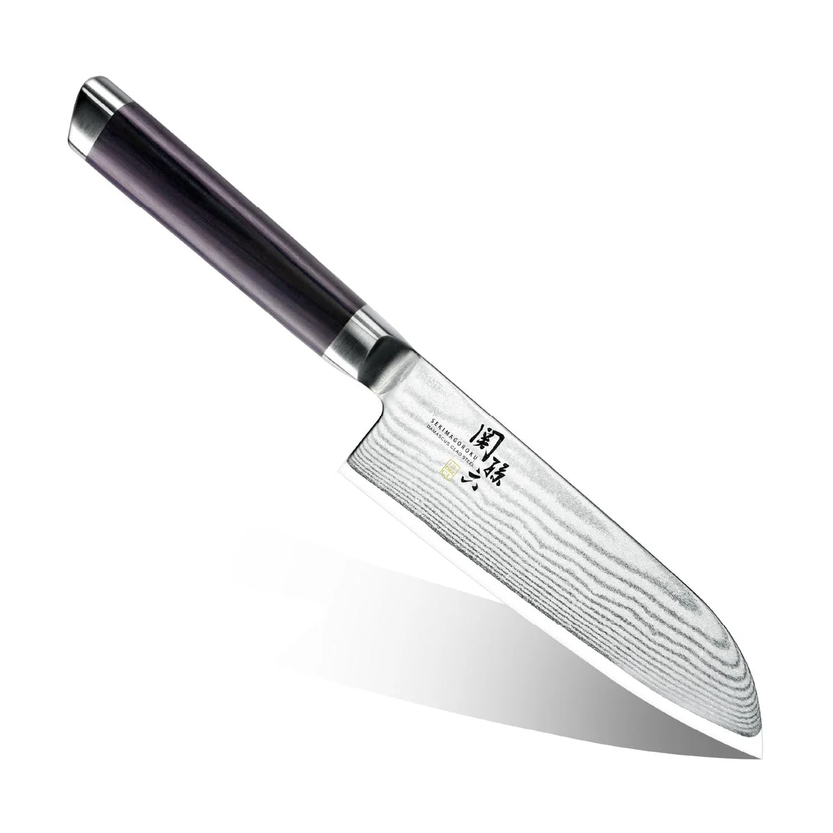 KAI Damascus Santoku Knife 145mm Made in Japan AE5201