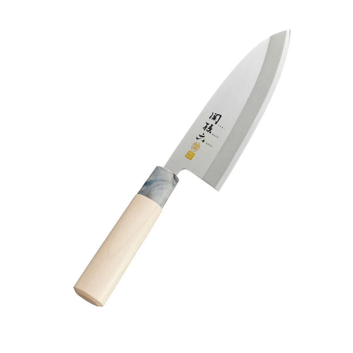 KAI Deba Knife Ginju Stainless Steel 165mm Model AK5063