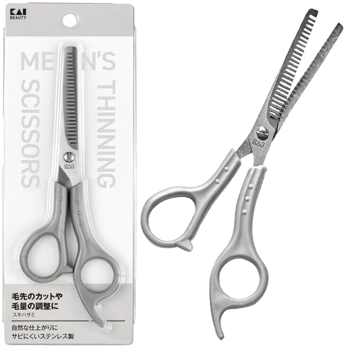KAI Forbici Sfoltire Capelli Acciaio Inossidabile KQ3207 172x58mm 25g