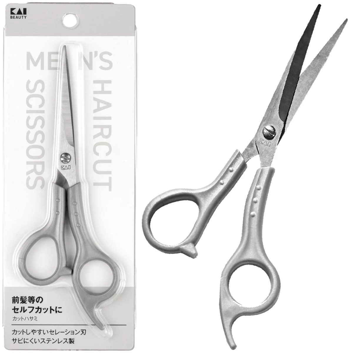 KAI Tijeras de Corte de Cabello Acero Inoxidable KQ3206 165x58mm