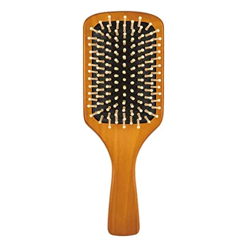 KAI Hime Spazzola Paddle Camellia per Capelli Marrone