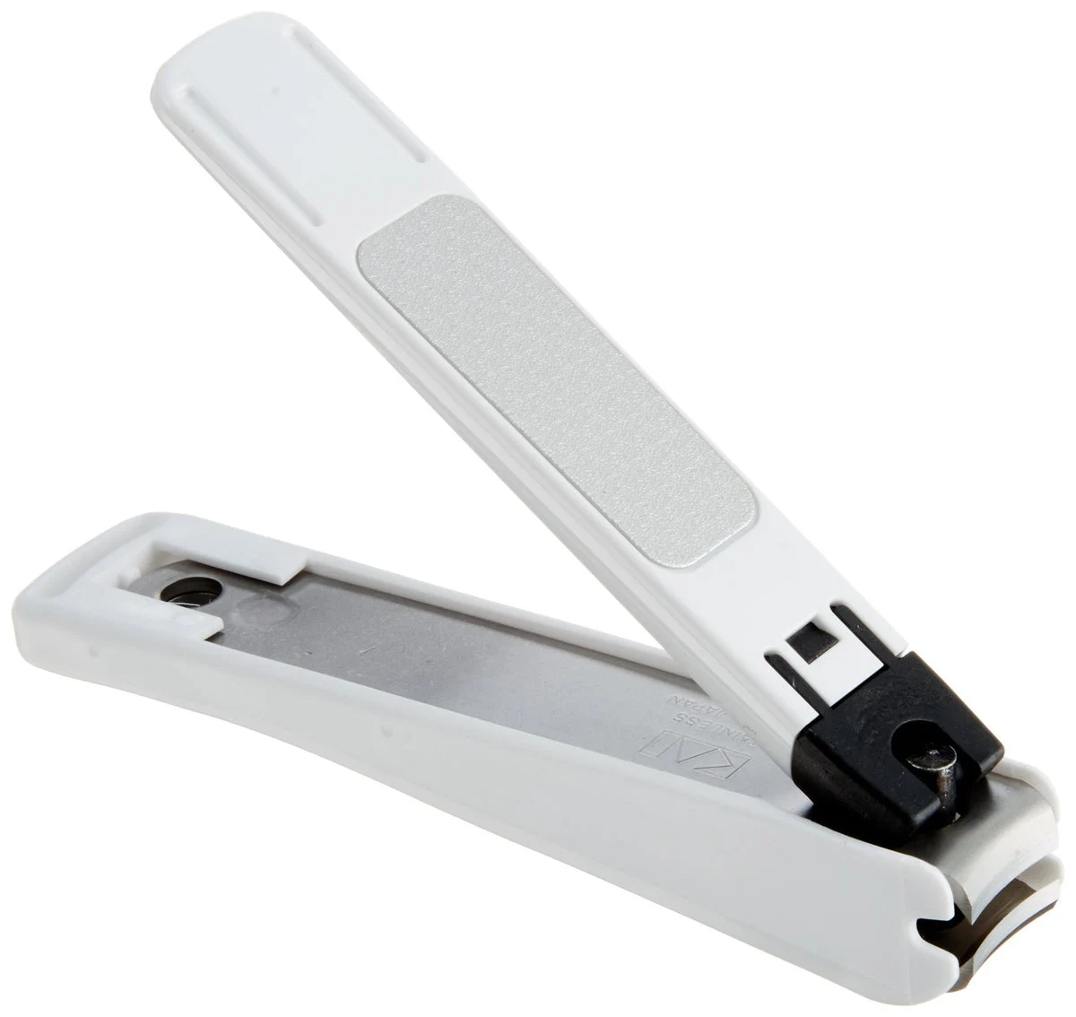 KAI Nail Clipper M Curved Blade for Hands and Feet Standard Selection HL0602 White