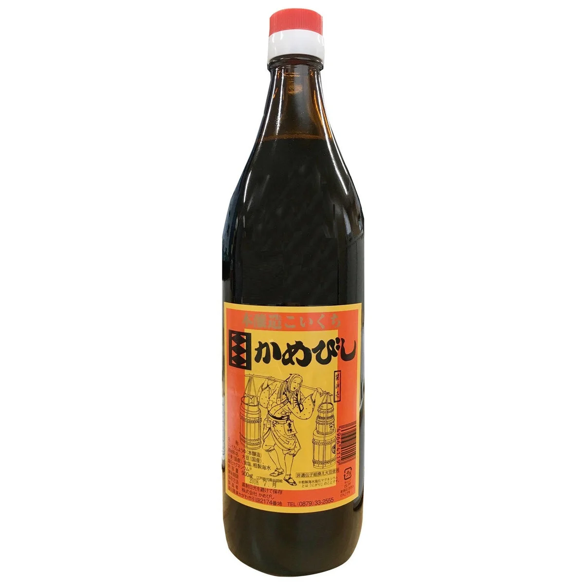 Kamebishi Salsa di soia Koikuchi senza additivi versatile 900ml