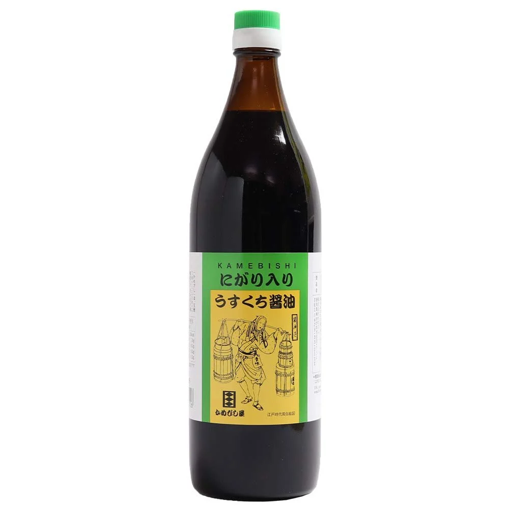 Kamebishi Salsa di Soia Usukuchi con Nigari Invecchiata 900ml