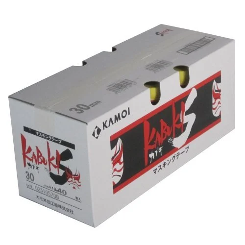 Kamoi Masking Tape per Veicoli e Costruzione - 25mm x 50m - Bianco