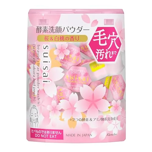 Kanebo Suisai Beauty Clear Powder Wash Enzyme Face Wash Powder 32g Sakura Peach