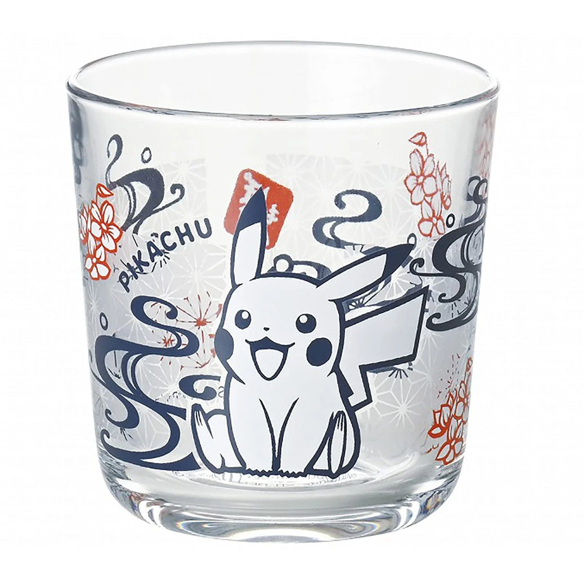 Kaneshotouki Bicchiere di Vetro Pikachu Kirie Touch 140ml 8cm Trasparente