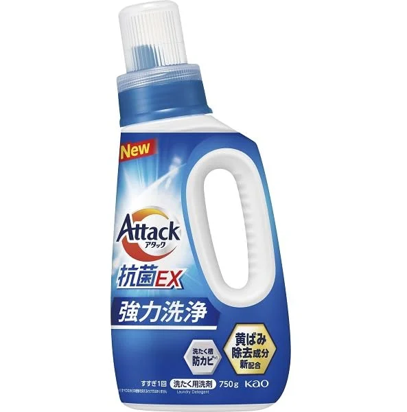 Kao Attack Antibacterial EX Laundry Detergent Bottle 750g