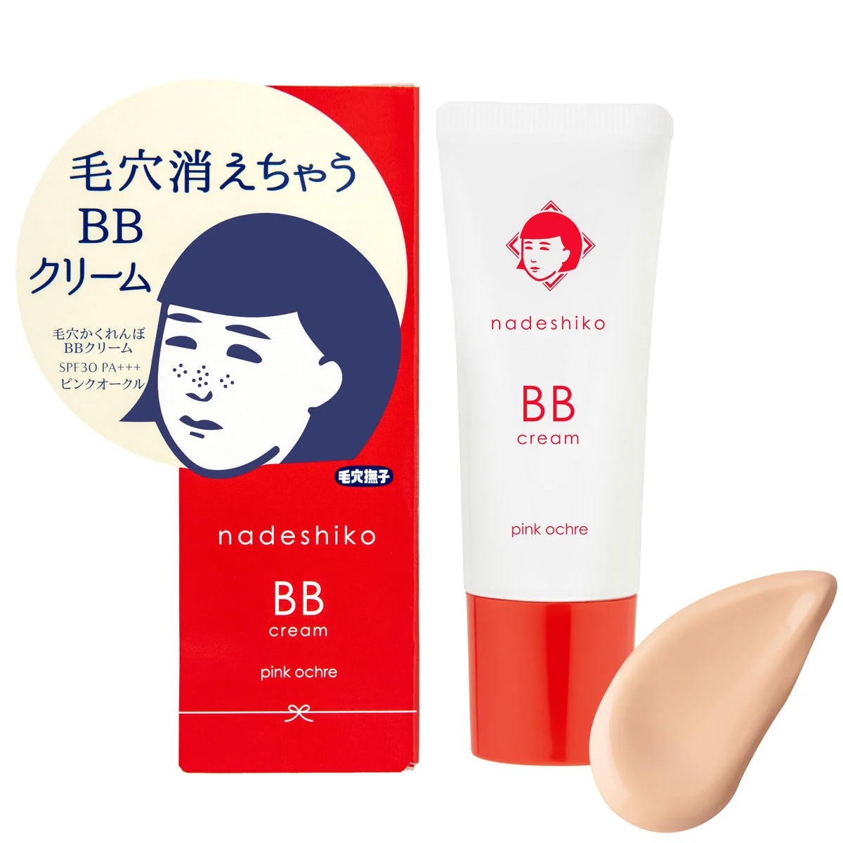 Keana Nadeshiko BB Cream blur pori Pink Ochre SPF30 PA+++ 25g Made in Japan