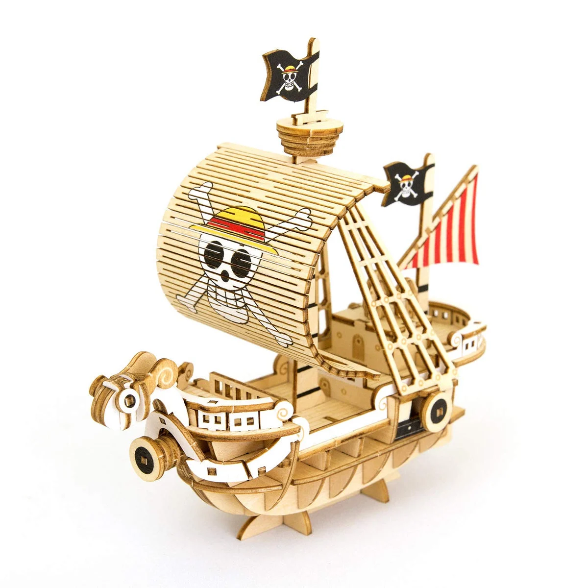 Ki-gu-mi Puzzle 3D in Legno Going Merry Nave Pirata Giocattolo Educativo