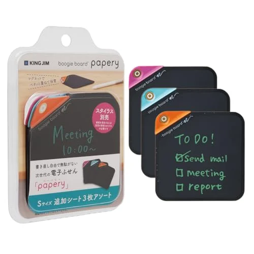 King Jim Memo Pad Boogie Board Paperie S 5.5inch Additional Sheets x3 BB-18S-X3A