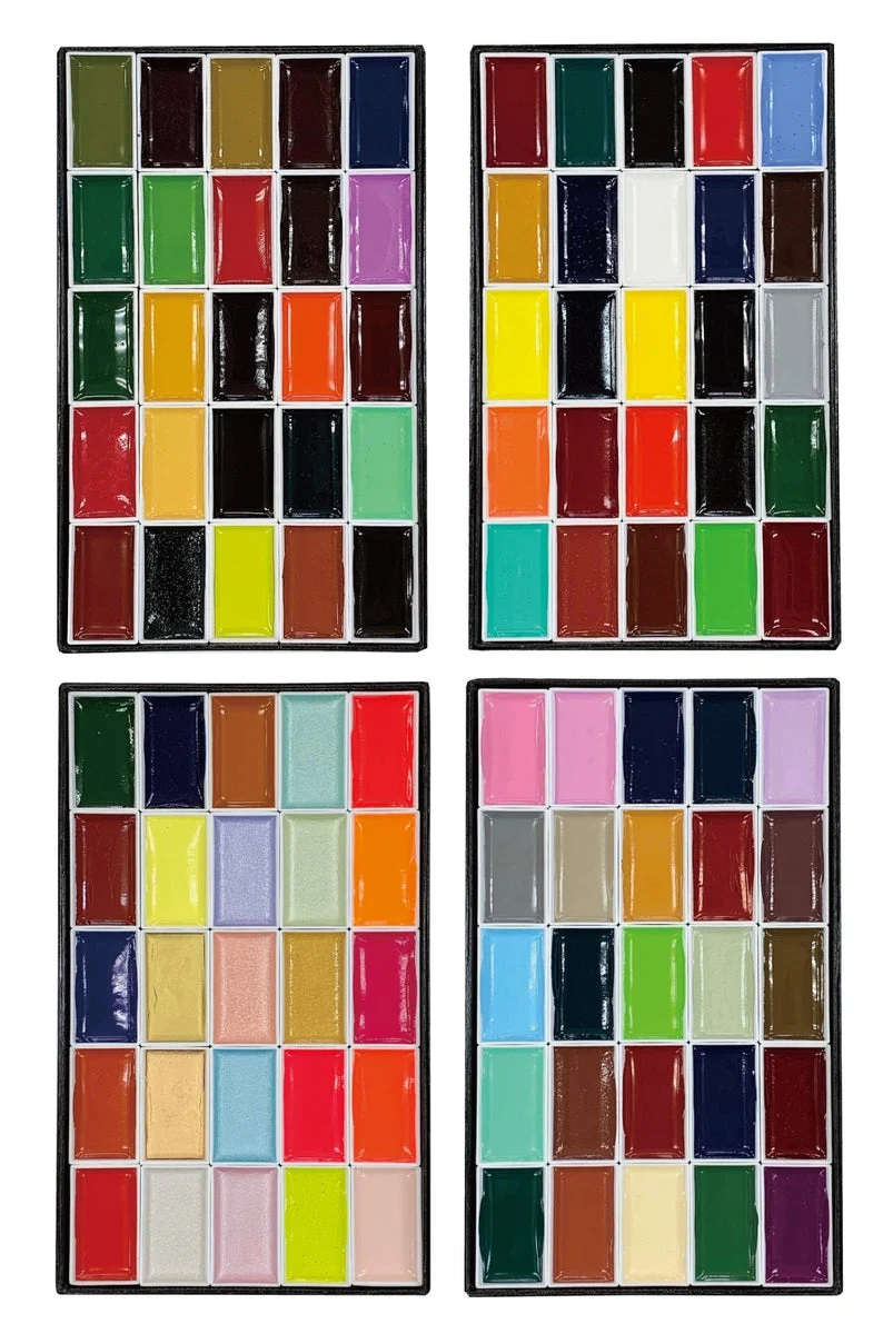 Kissho Japanese Painting Colors Set Premium 100 Colors