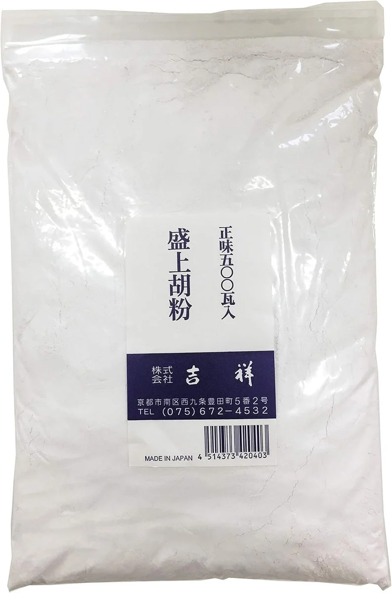Kissho pigmento Gofun per pittura giapponese Suhi Moriage bianco 500g