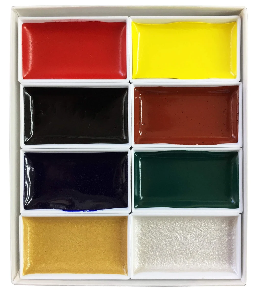 Kissho set acquerelli giapponesi premium 8 colori