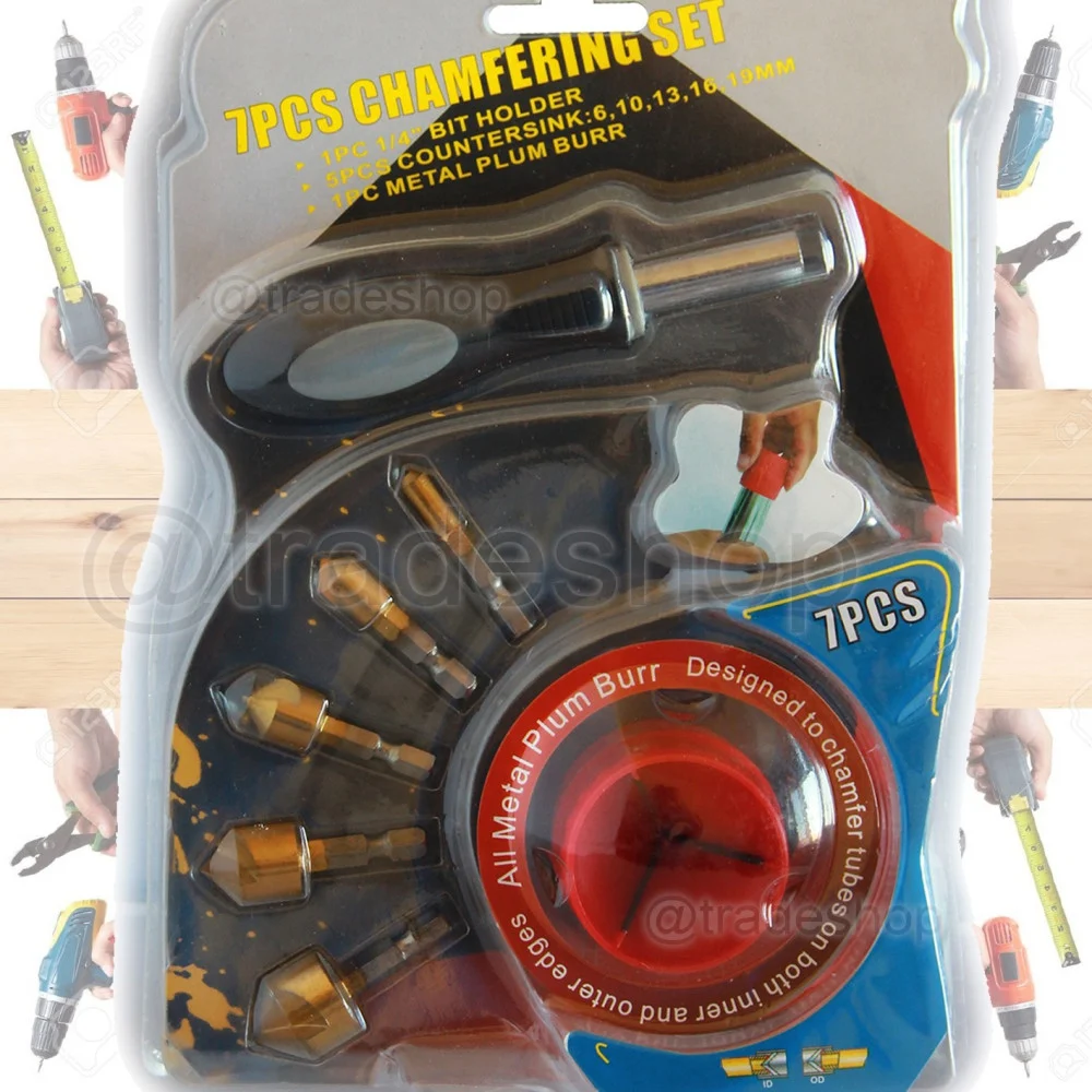KIT 7 PZ PUNTE FRESE ALLARGAFORI MANUALE CON CACCIAVITE SVASATRICE ALLARGA TUBI - TrAdE Shop Traesio