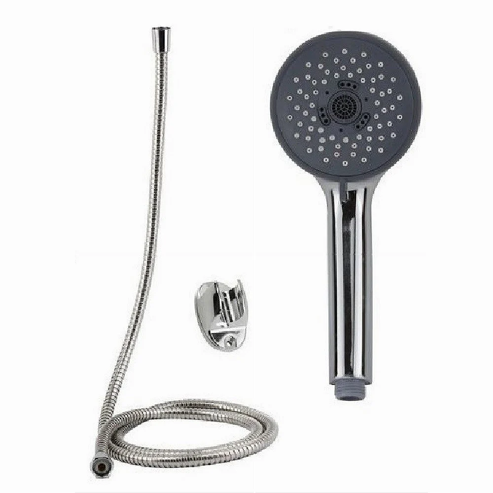 KIT BAGNO DOCCETTA DOCCINO ROTONDO SOFFIONE DOCCIA CON LACCIO 1,8MT STAFFA 69092 - Cleafe