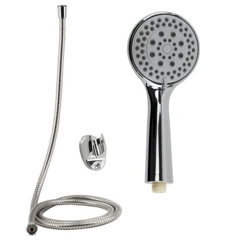 KIT BAGNO DOCCETTA DOCCINO SOFFIONE DOCCIA TONDO CON LACCIO 1,8 MT STAFFA 69069 - Cleafe