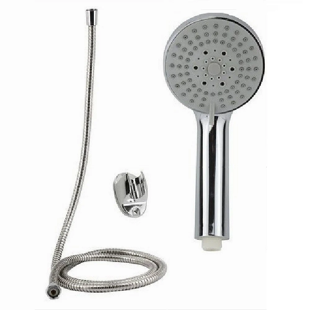 KIT BAGNO DOCCETTA DOCCINO SOFFIONE DOCCIA TONDO CON LACCIO 1,8 MT STAFFA 69084 - Cleafe