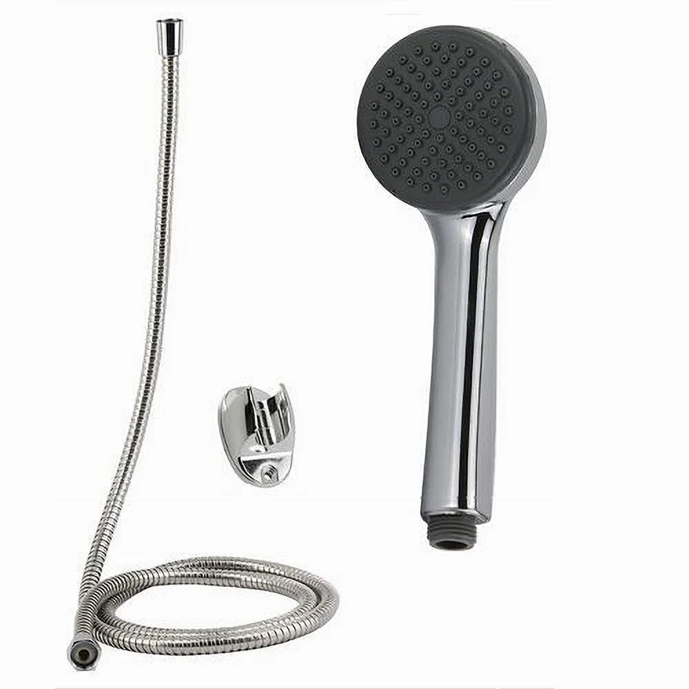 KIT BAGNO DOCCETTA TONDA DOCCINO SOFFIONE DOCCIA CON LACCIO 1,8 MT STAFFA 69102 - Cleafe