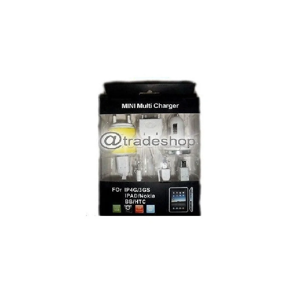 KIT CARICATORE CARICABATTERIE SPINA AUTO CASA PER TUTTI GLI SMARTPHONE CELLULARE - TrAdE Shop Traesio