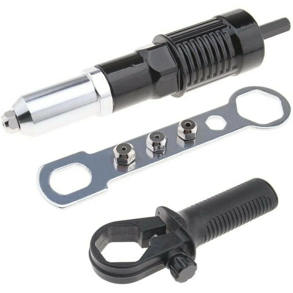 KIT CONVERSIONE DA TRAPANO AVVITATORE A RIVETTATRICE CON IMPUGNATURA TESTINE - TrAdE Shop Traesio